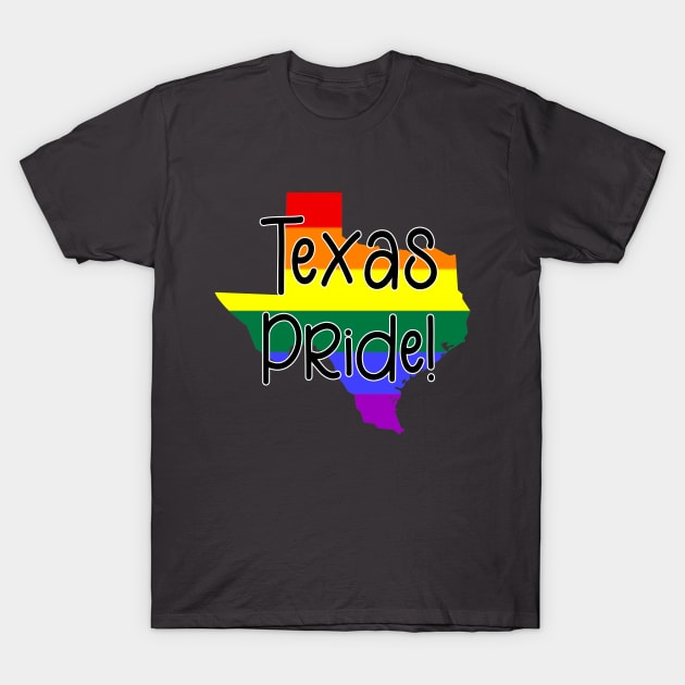 Texas Gay Pride T-Shirt by tropicalteesshop